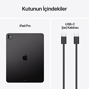 Apple 13 inç iPad Pro M4 WiFi 2TB  Standard  Cam Uzay Siyahı  MVX83TU/A