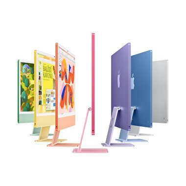 Apple iMac 24inc Retina 4.5K, M4 10-core CPU, 10-core GPU, 16GB Bellek, 512GB SSD, Mavi  MWV33TU/A