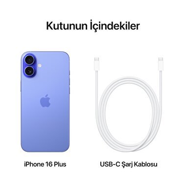 Apple iPhone 16 Plus 256GB Laciverttaş  MXY23TU/A