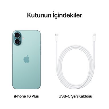 Apple iPhone 16 Plus 256GB Deniz Mavisi  MXY53TU/A