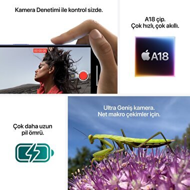 Apple iPhone 16 Plus 512GB Deniz Mavisi  MY2J3TU/A
