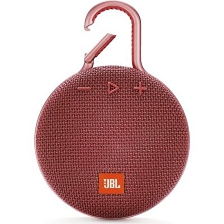 JBL Clip 3 IPX7 Su Geçirmez Taşınabilir Bluetooth Hoparlör Kırmızı 6925281933042