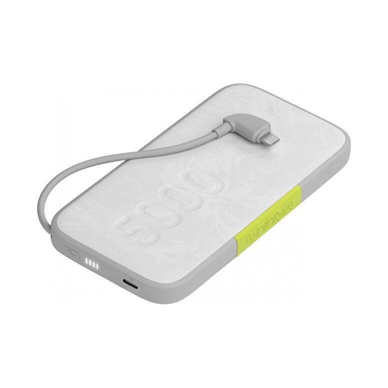 Infinity Lab InstantGo  5000 mAh Lightning Powerbank - Beyaz 6925281985997
