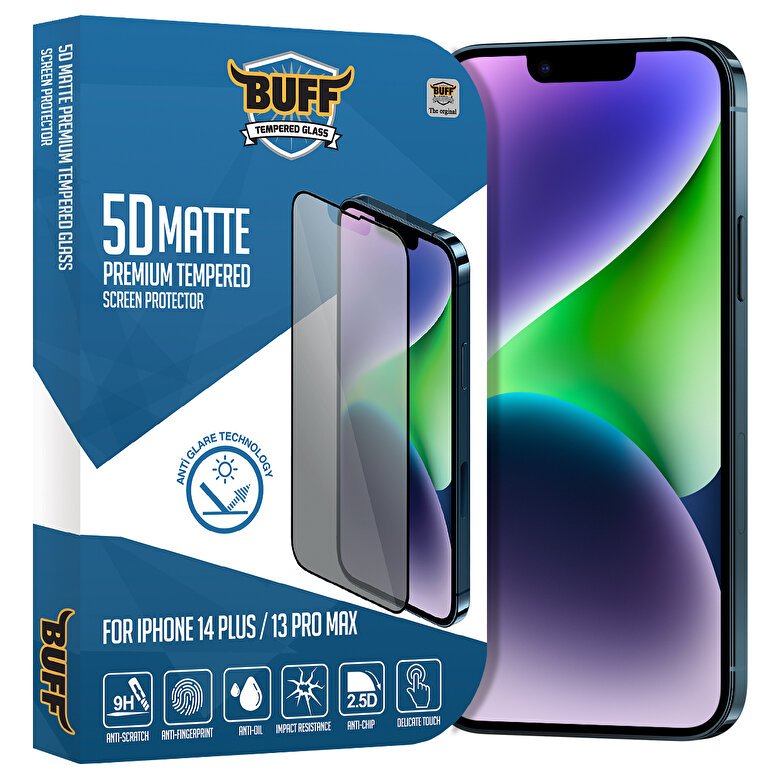 Buff iPhone 14 Plus/13 Pro Max Mat Ekran Koruyucu 8683548212283