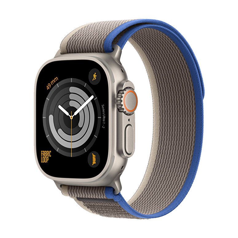Buff Apple Watch Fabric Band 49 mm - Mavi 8683548219596