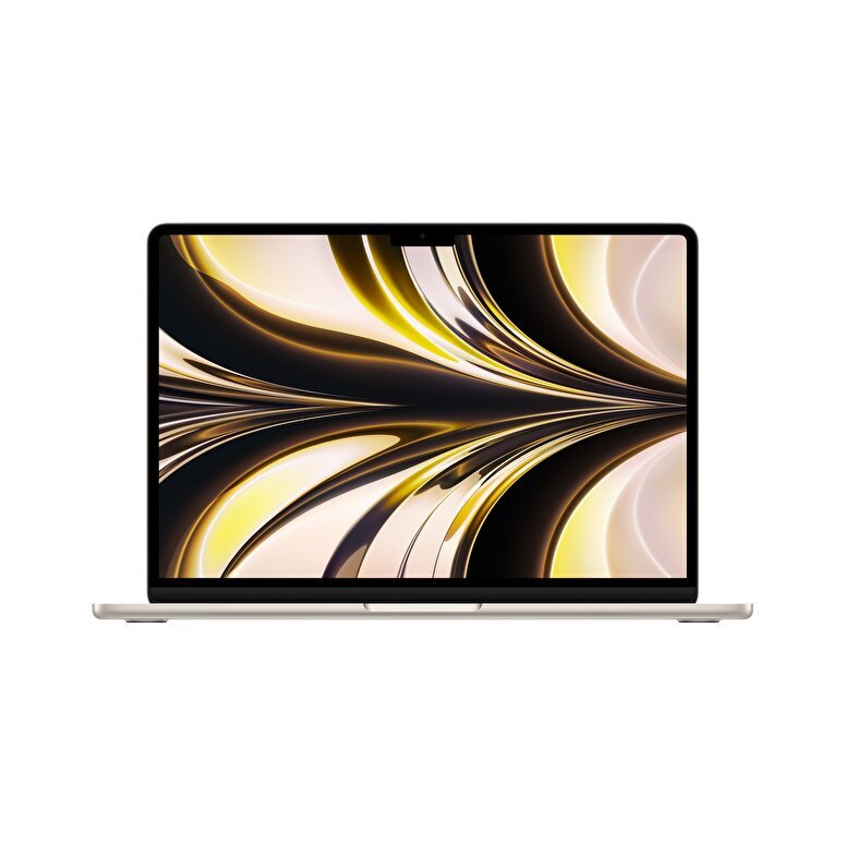 Apple MacBook Air 13' M2 Çip 8 Çekirdekli CPU 8 Çekirdekli GPU 16 GB Bellek 256GB SSD Yıldız Işığı  MC7W4TU/A