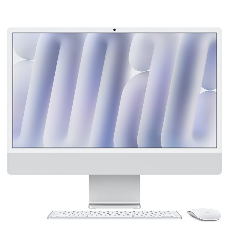 Apple iMac 24inc Retina 4.5K, M4 10-core CPU, 10-core GPU, 24GB Bellek, 512GB SSD, Gümüş  MCR24TU/A