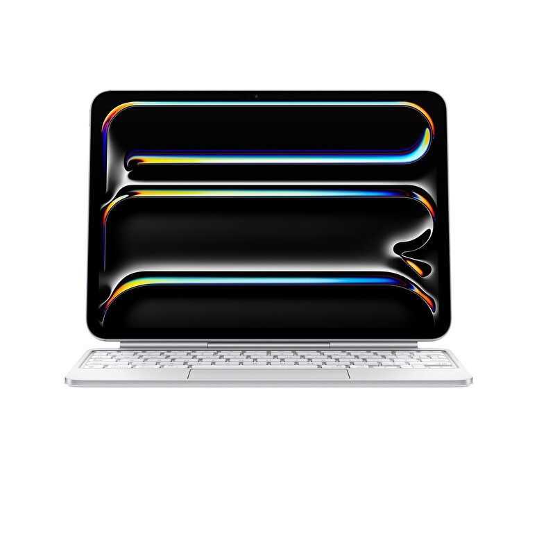 11 inç iPad Pro (M4) için Magic Keyboard - Türkçe Q Klavye - Beyaz MWR03TQ/A