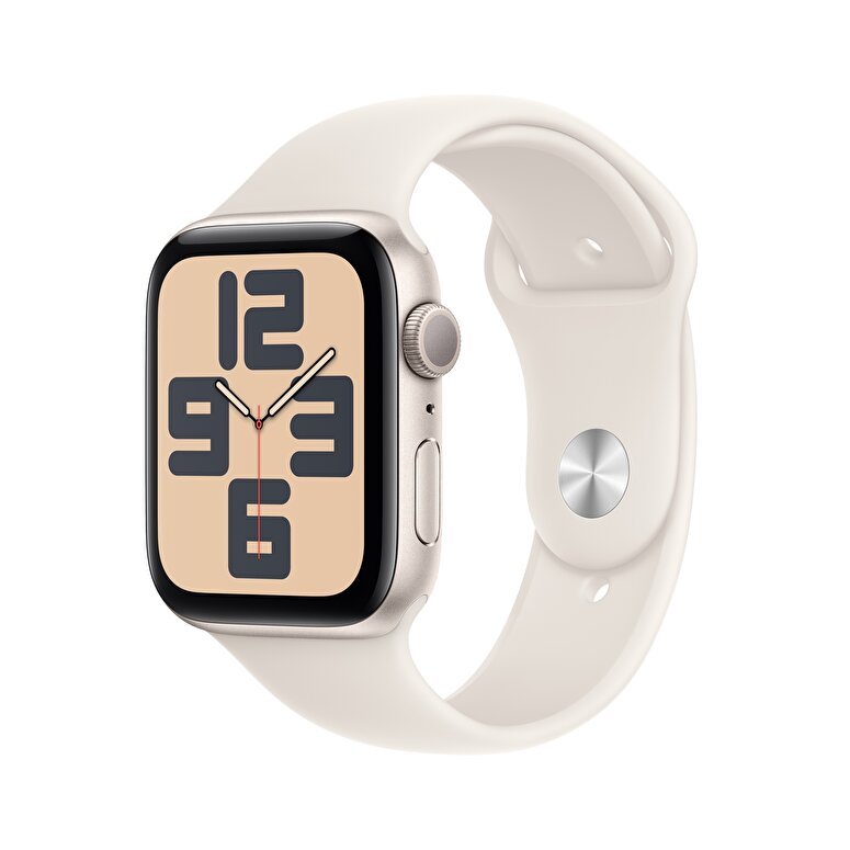 Apple Watch SE GPS 40mm Yıldız Işığı Alüminyum Kasa  Yıldız Işığı Spor Kordon - M/L  MXEG3TU/A